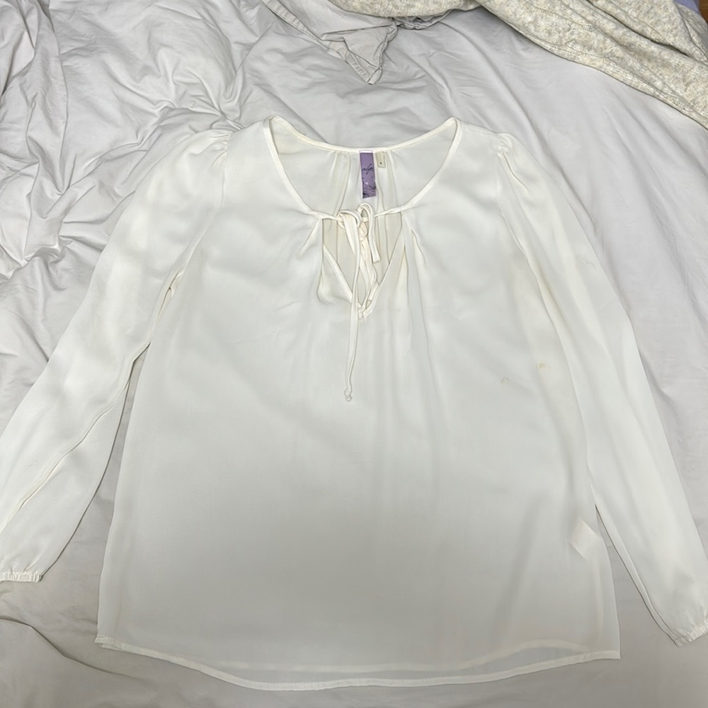 Cream Blouse